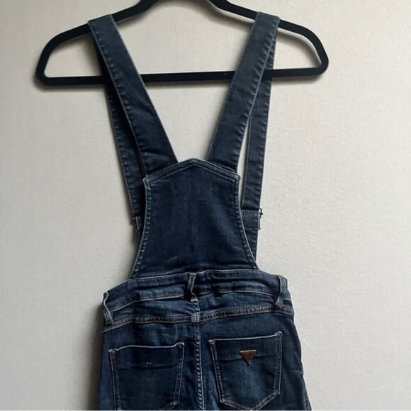 Guess bin overalls jumper skinny denim jeans Sz 24 - Picture 6 of 13